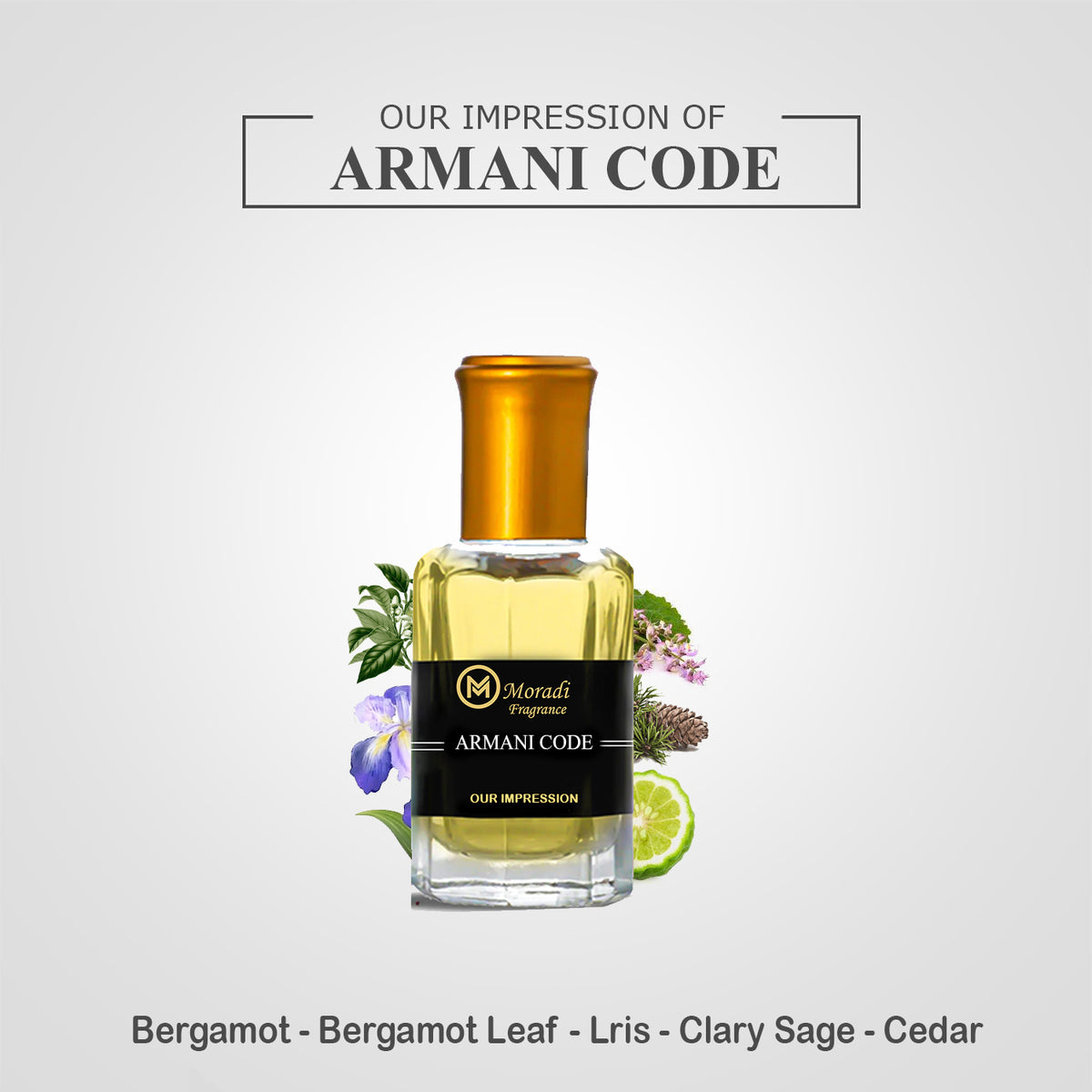 Moradi Armani Code Impression Attar for Men Long Lasting Perfume Fragr